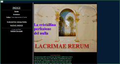 Desktop Screenshot of lacrimae-rerum.it