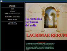 Tablet Screenshot of lacrimae-rerum.it